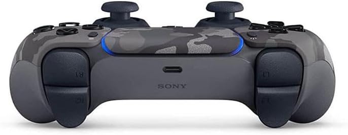 Controle Sem Fio Dualsense PlayStation 5 Cinza Camuflado