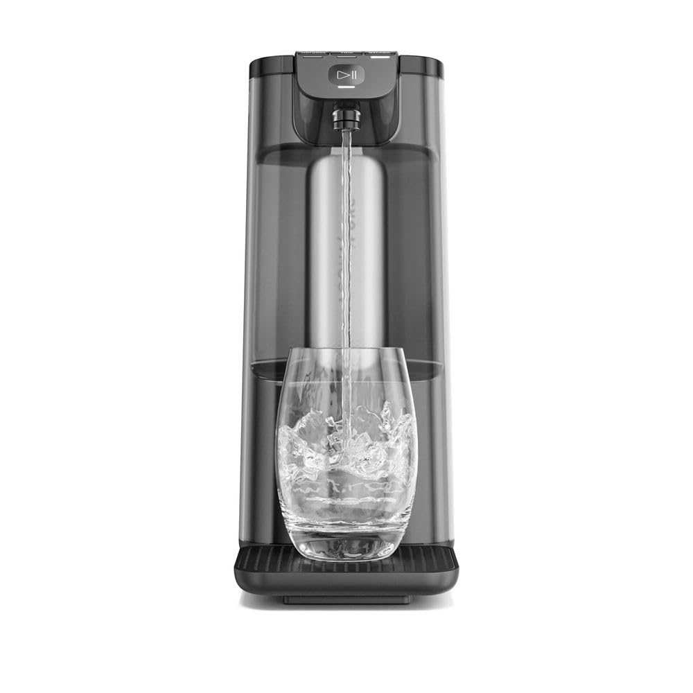 Electrolux Purificador de Água Gelada Fria e Natural Elétrico Compacto Eletronico placa Filtro refil 6 meses ou 3000l Painel Touch Bivolt grafite PE12G