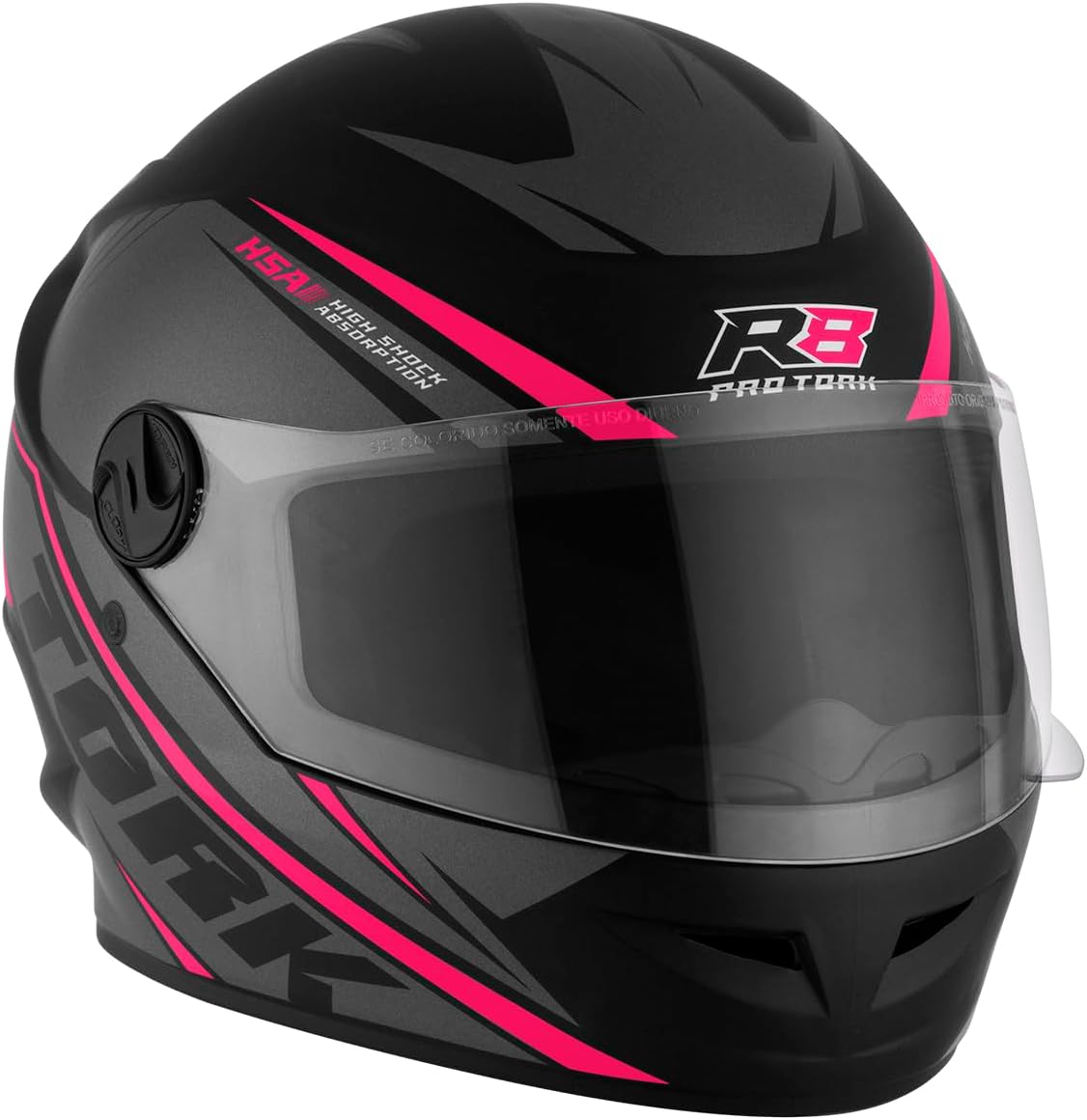CAPACETE FECHADO PRO TORK R8 ROSA TAM. 56