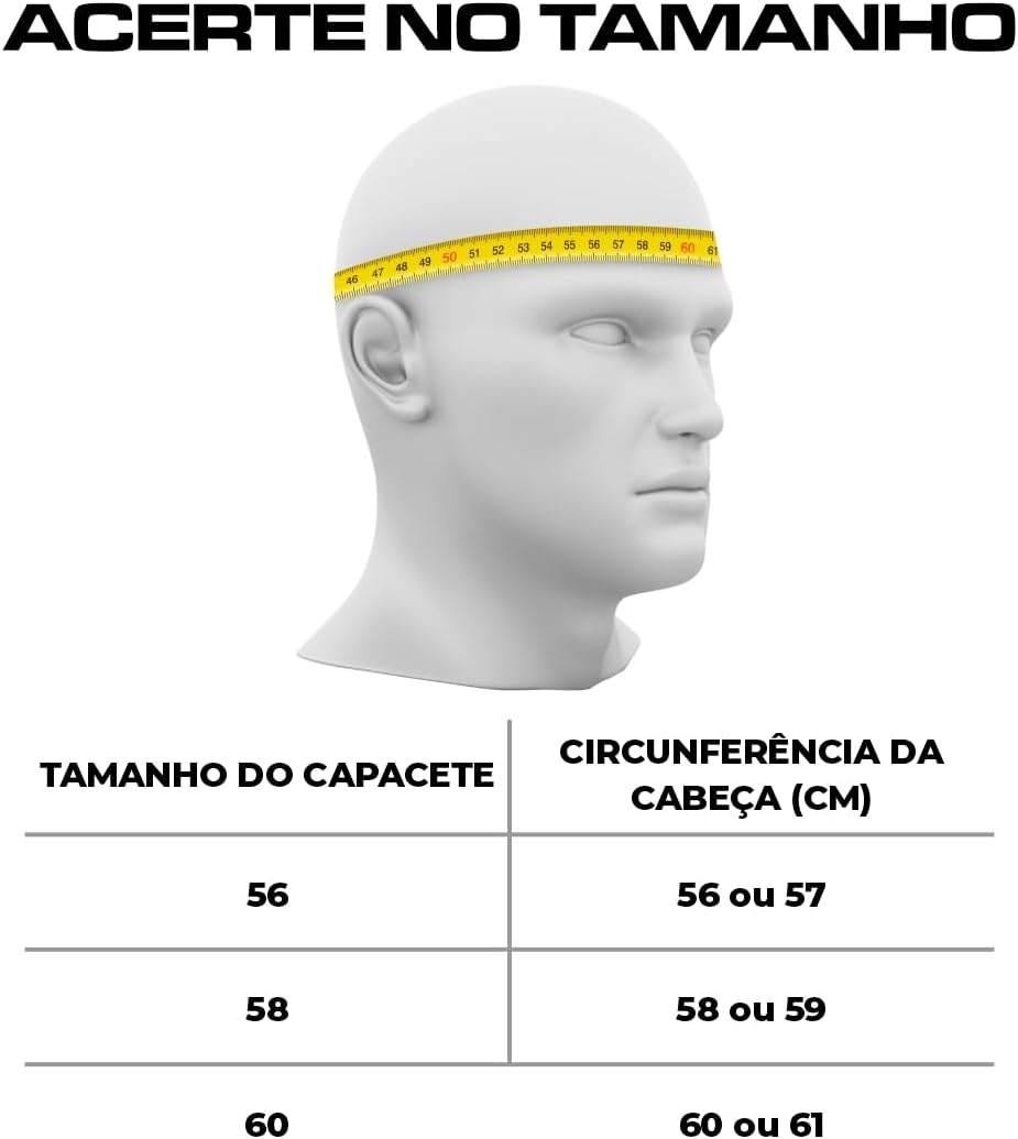 CAPACETE FECHADO PRO TORK SPORT MOTO 788 PRETO - BRANCO TAM. 58