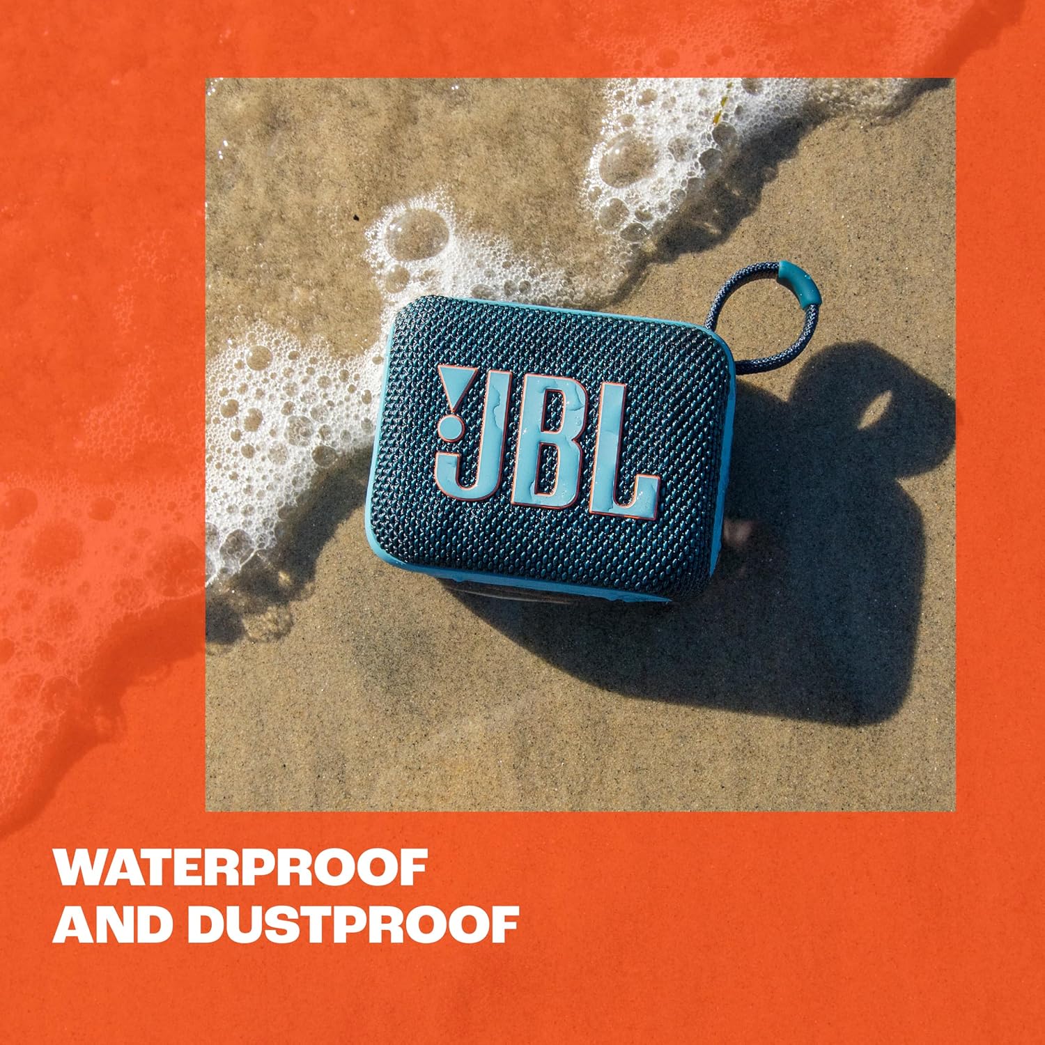 JBL, Caixa de Som, Go 4, Bluetooth, Portátil, Auracast, À Prova D'água e Poeira - Preta