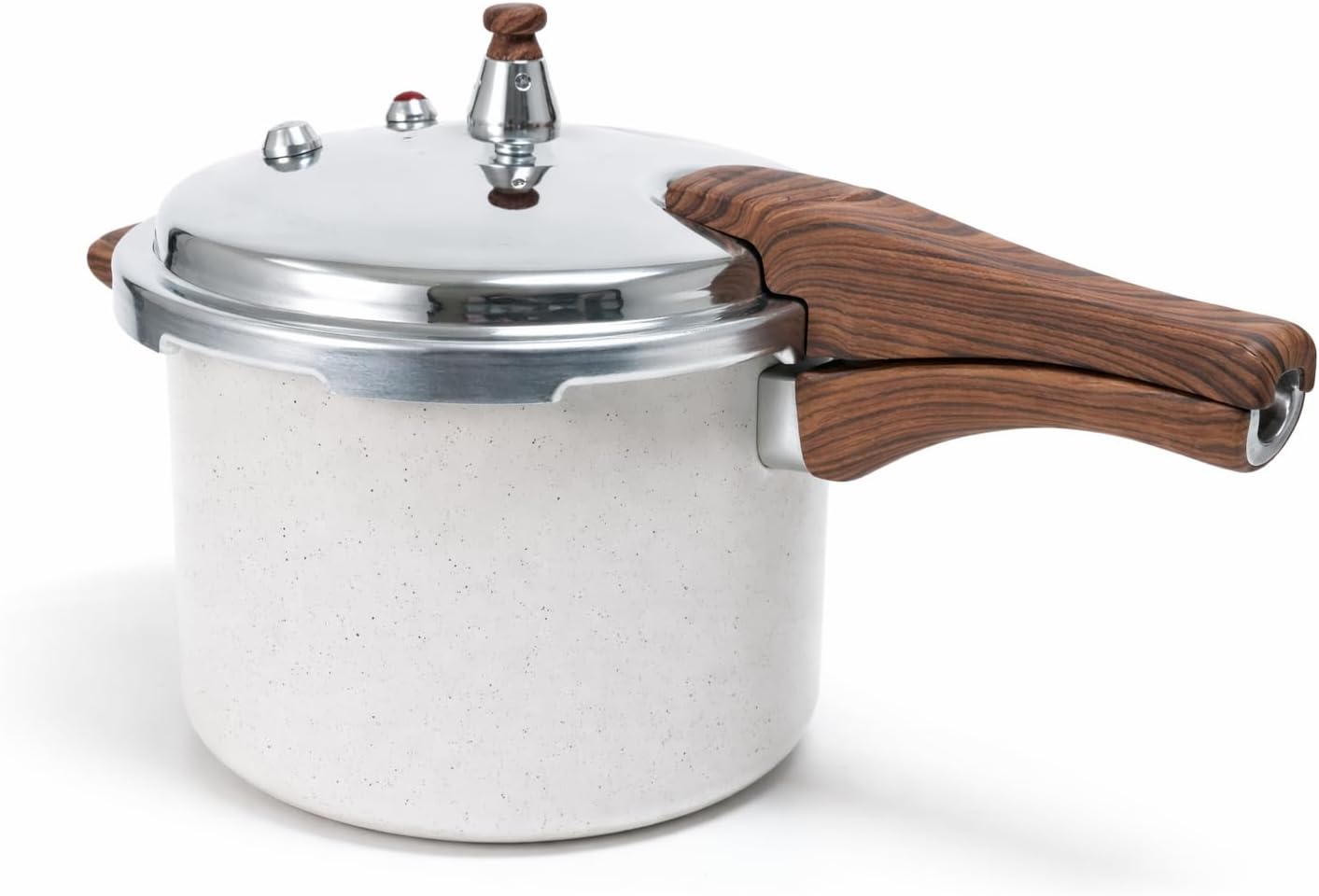 Panela De Pressão Indução Com Revestimento Antiaderente Tuut 4,2l (Cream)