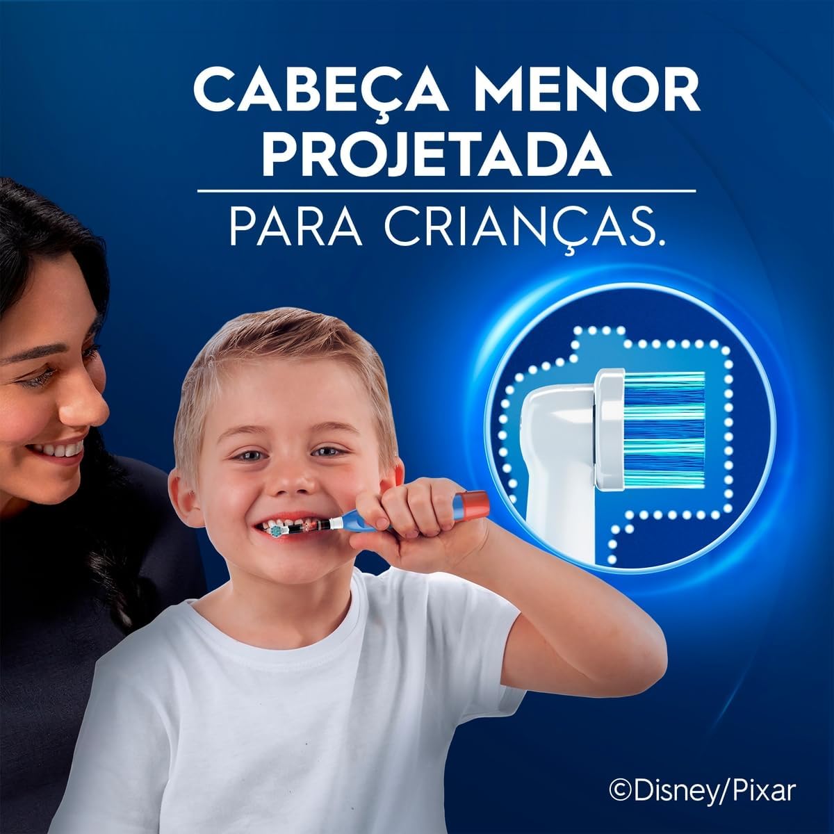 Oral-B Escova de Dente Elétrica Infantil Disney Carros, 1 Unidade