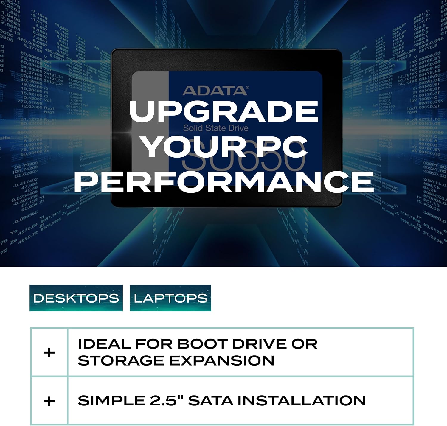 SSD ADATA SU650 2,5 512 GB