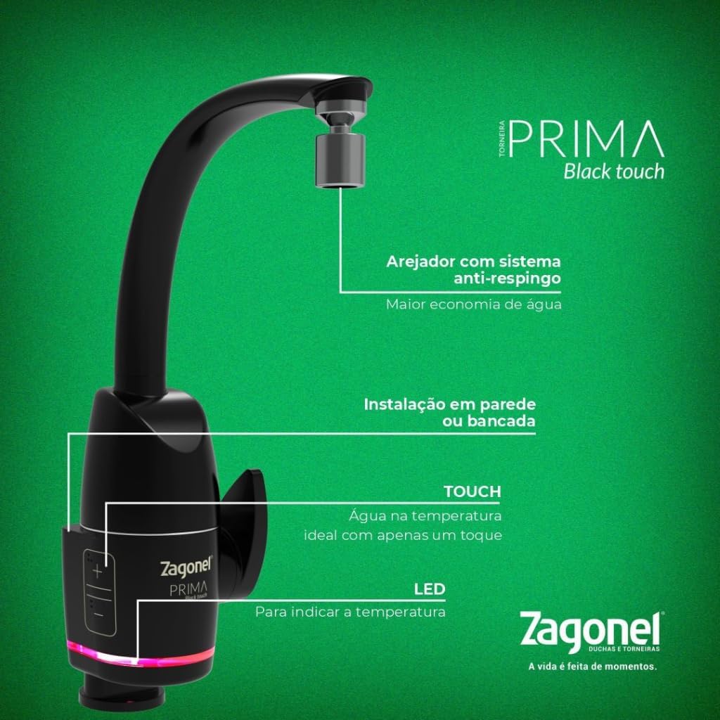 TORNEIRA BLACK ELETRONICA PRIMA 5500W 220V
