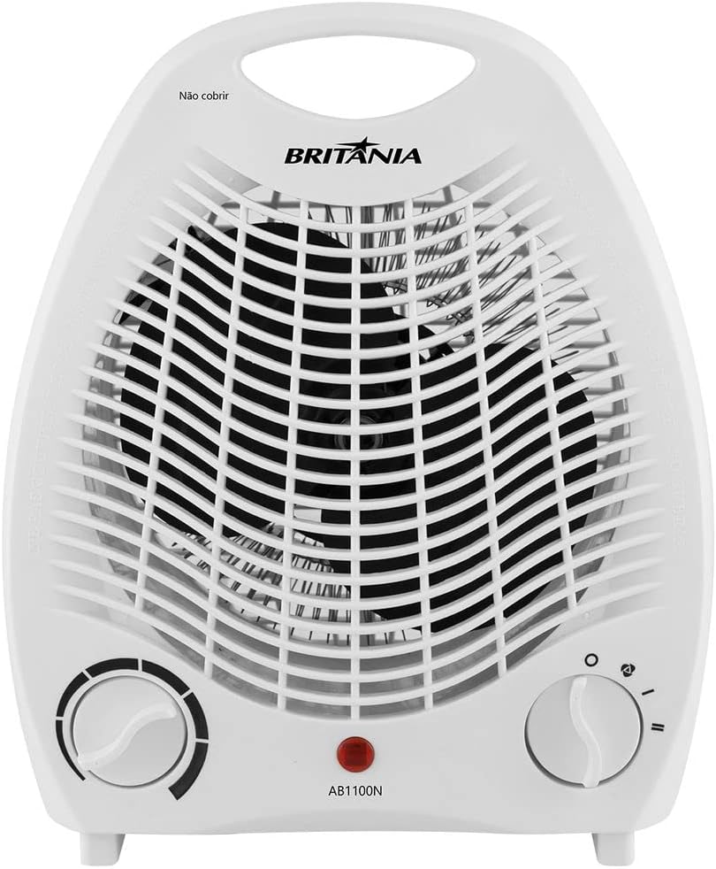 Aquecedor Elétrico 2 Em 1 Britânia 1500w Ab1100n 110v 110v
