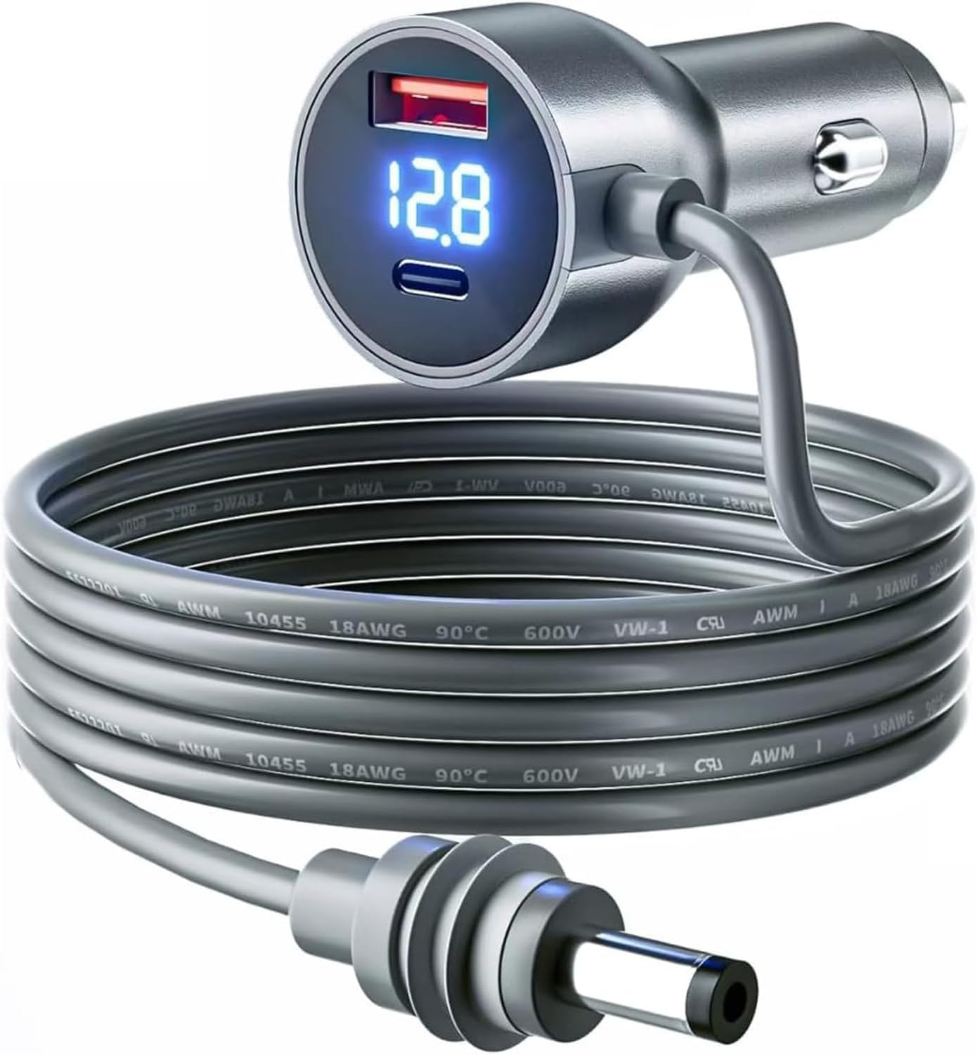 Cabo Veicular Starlink Mini Carro 12v/24v De Carregamento 3 em 1 DC 100W 2 metros Vedação Original Alimentacao Energia Para Ligar No Isqueiro Carregar Pino P4 Caminhão Carro Motorhomes Barcos 10CLICK®