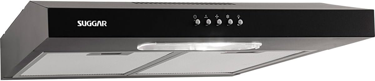SUGGAR DEPURADOR DE AR SLIM 60CM 3 VEL. PRETO 110V DPS161PT