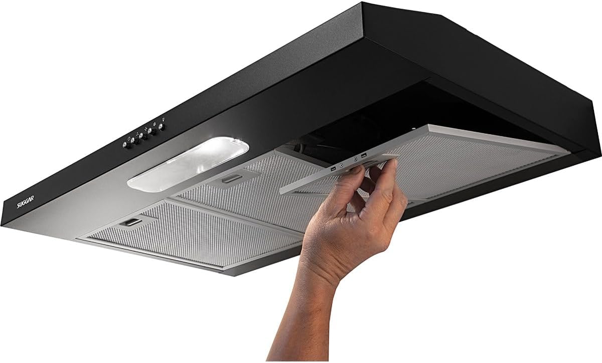 SUGGAR DEPURADOR DE AR SLIM 80CM 3 VEL. PRETO 220V DPS182PT
