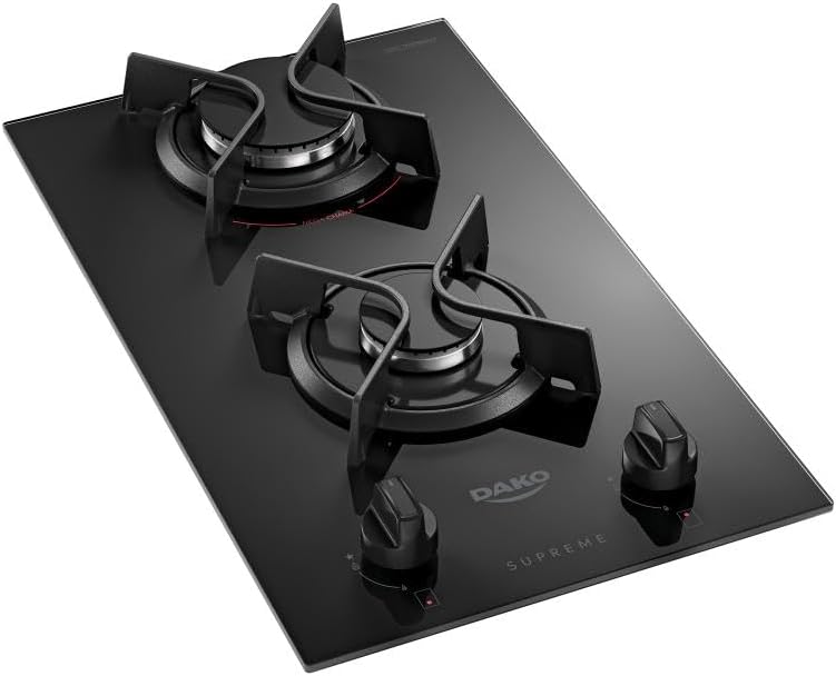 Cooktop 2 Bocas com Mesa de Vidro Dako Supreme Bivolt
