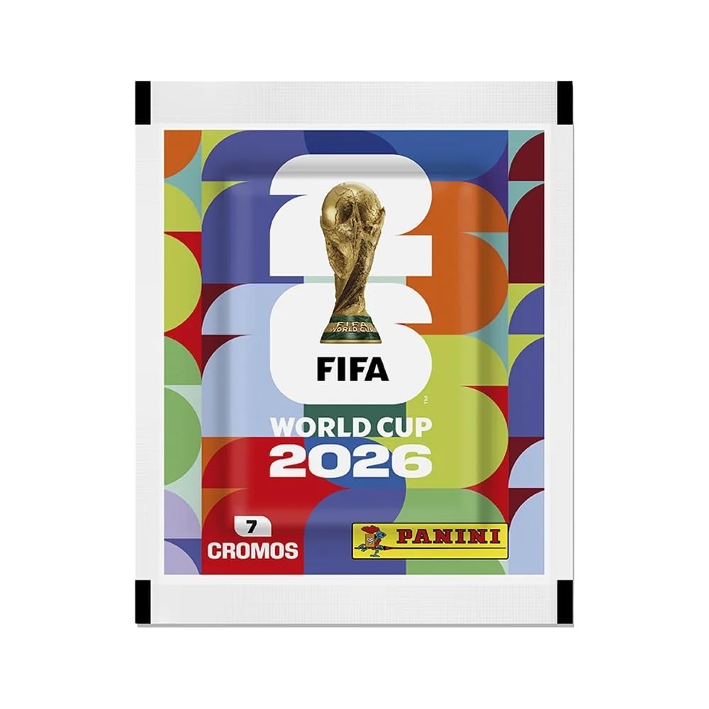 700 Figurinhas Panini da Copa do Mundo 2026 - 100 Envelopes com 7 Figurinhas Display